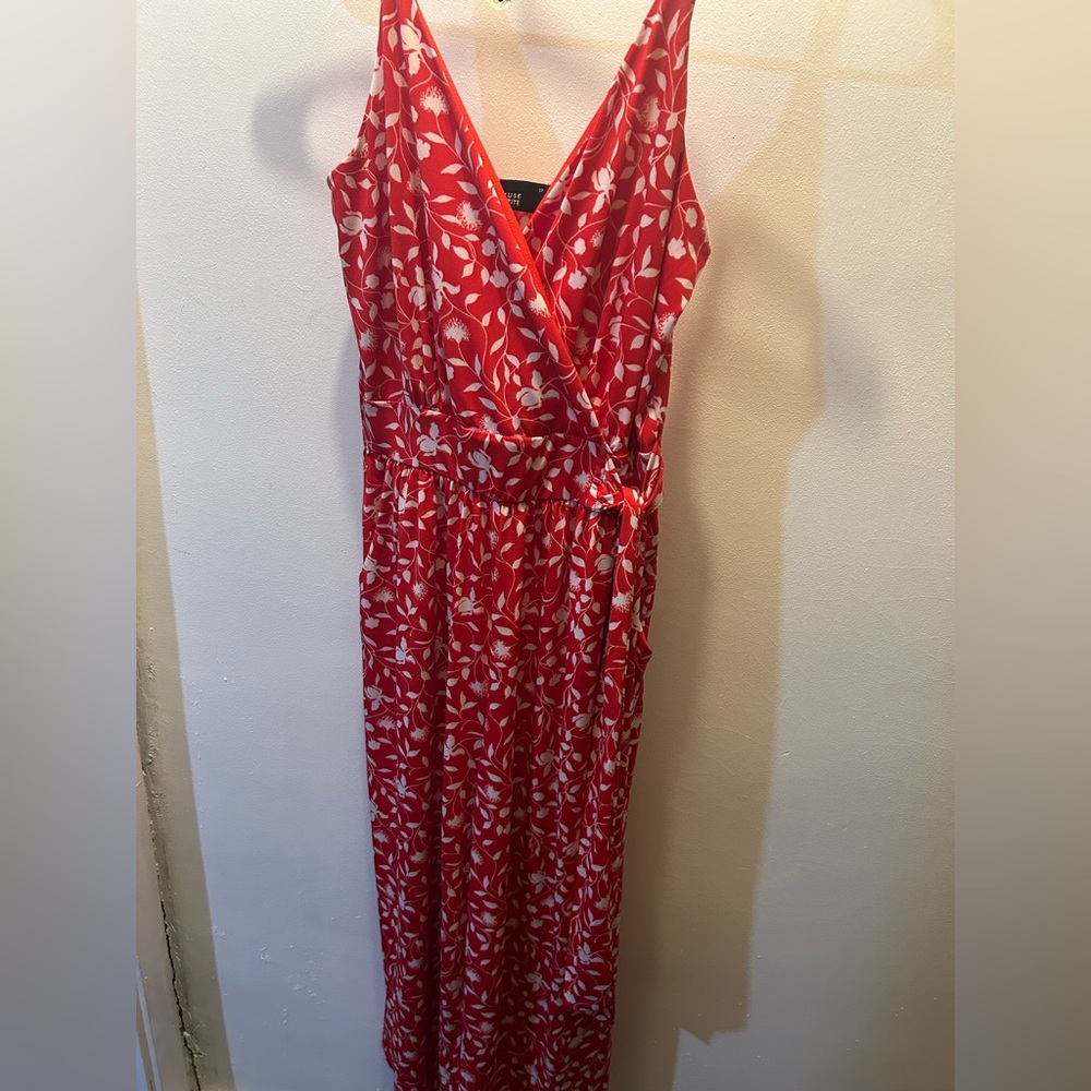 Red Floral Jumper